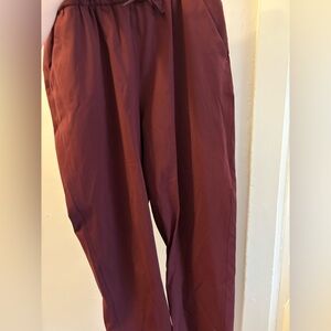 Lululemon Athletica Women's Maroon Straight Leg Pants